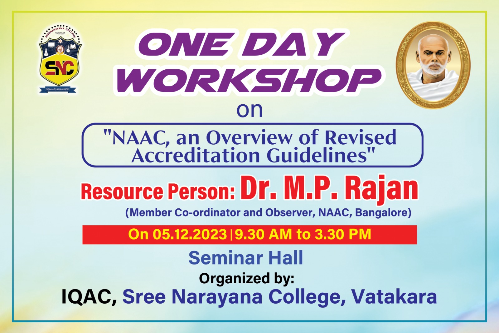 NAAC - WORKSHOP 1
